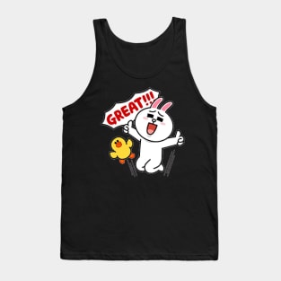 brown and cony Tank Top